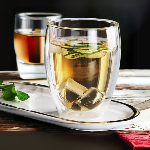 Termo stiklinės 350 ml latte kavai su dvigubomis sienelėmis – 2 vnt. rinkinys
