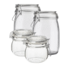 Rinkinys HERMETINIAI Uždarytas stiklainis 2 x 1000 ml + 2 x 500 ml stiklainiai
