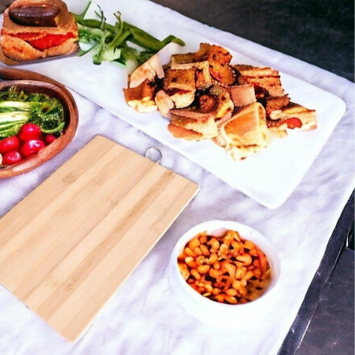 Bambukinės pjaustymo lentelės – 2 dalių rinkinys, 45×32 cm + 30×20 cm