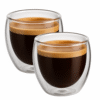 Termo stiklinės 250 ml latte kavai su dvigubomis sienelėmis – 2 vnt. rinkinys