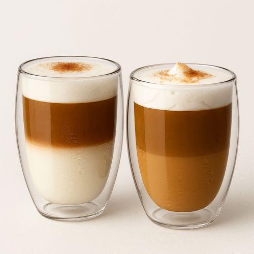 Termo stiklinė 350 ml latte kavai su dvigubomis sienelėmis – 1 vnt.