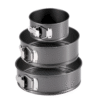 Apvali torto kepimo forma 16 cm – nelimpanti, plieninė