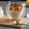 Termo stiklinės 250 ml latte kavai su dvigubomis sienelėmis – 2 vnt. rinkinys