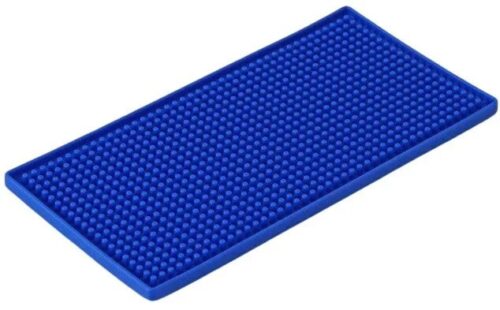 Indų džiovyklė barui ir virtuvei – neslystanti XXL 45×30 cm, mėlyna džiovinimo  kilimėlis