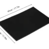 Indų džiovyklė barui ir virtuvei – neslystanti XXL 45×30 cm, juoda Džiovinimo kilimėlis