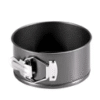 Apvali torto kepimo forma 16 cm – nelimpanti, plieninė