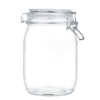 Rinkinys HERMETINIAI Uždarytas stiklainis 2 x 1000 ml + 2 x 500 ml stiklainiai
