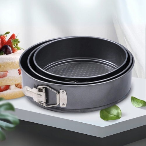 Apvali torto kepimo forma 21 cm – nelimpanti, plieninė