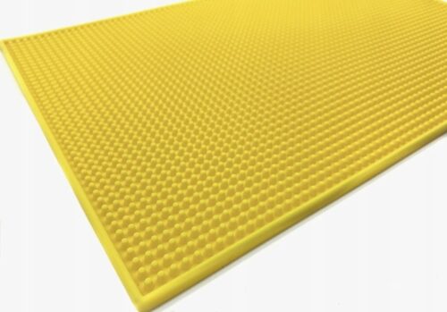 Winder Home geltonas neslystantis džiovinimo kilimėlis 45x30 cm - universalus sprendimas virtuvei ir barui